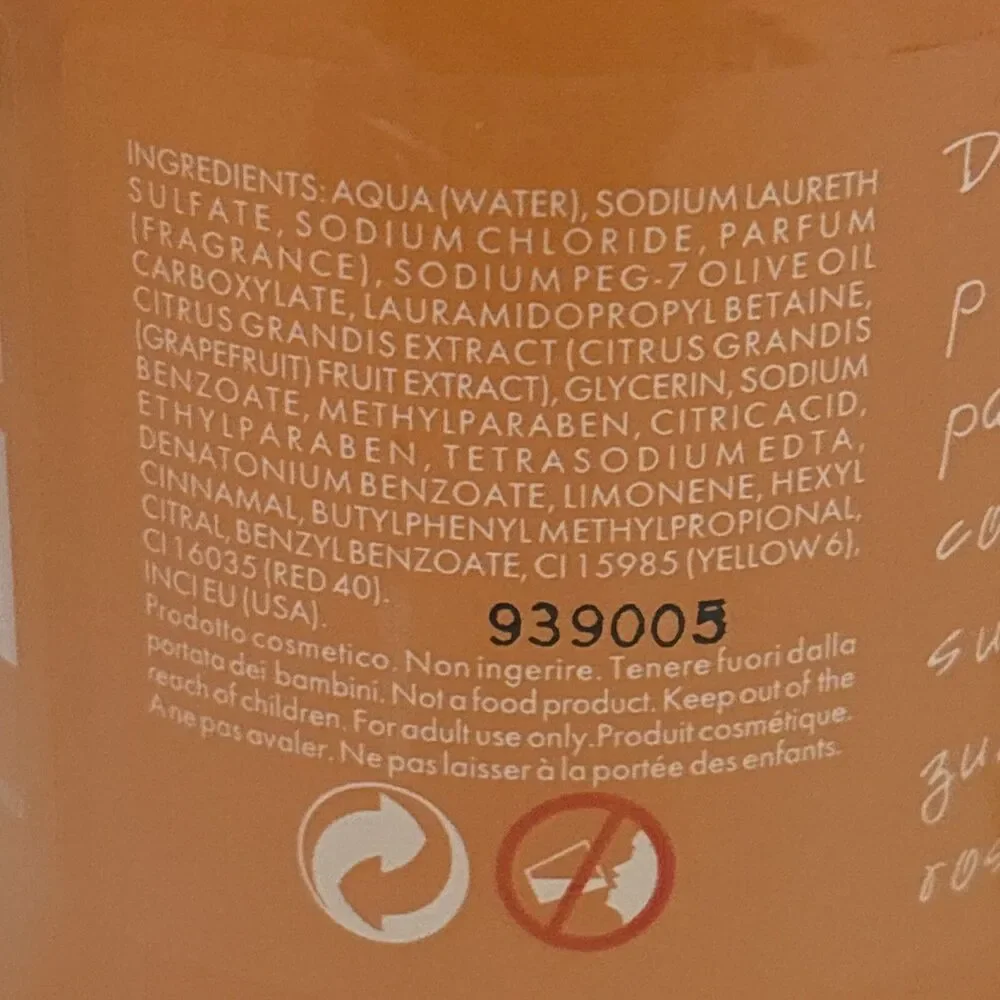 Perlier La Voglia Matta Pink Grapefruit Body Milk, Shower Gel (x2), Hand Cream